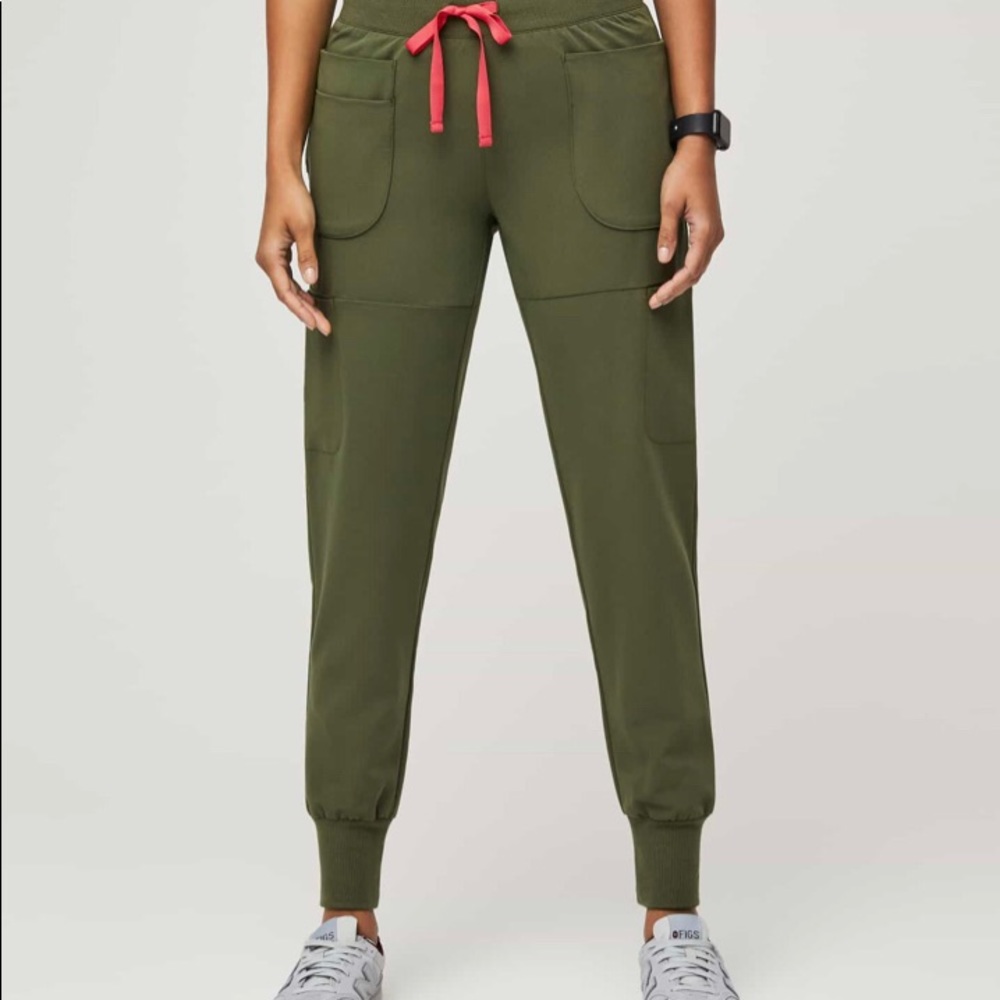 Dark Olive Figs Scrubs Set
